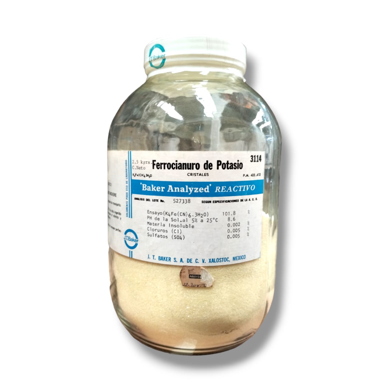 Ferrocianuro de potasio