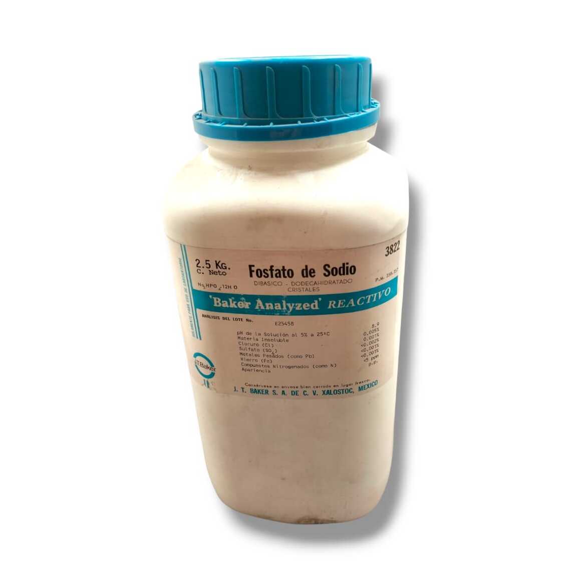 Fosfato de sodio Dibásico Dodecahidratado