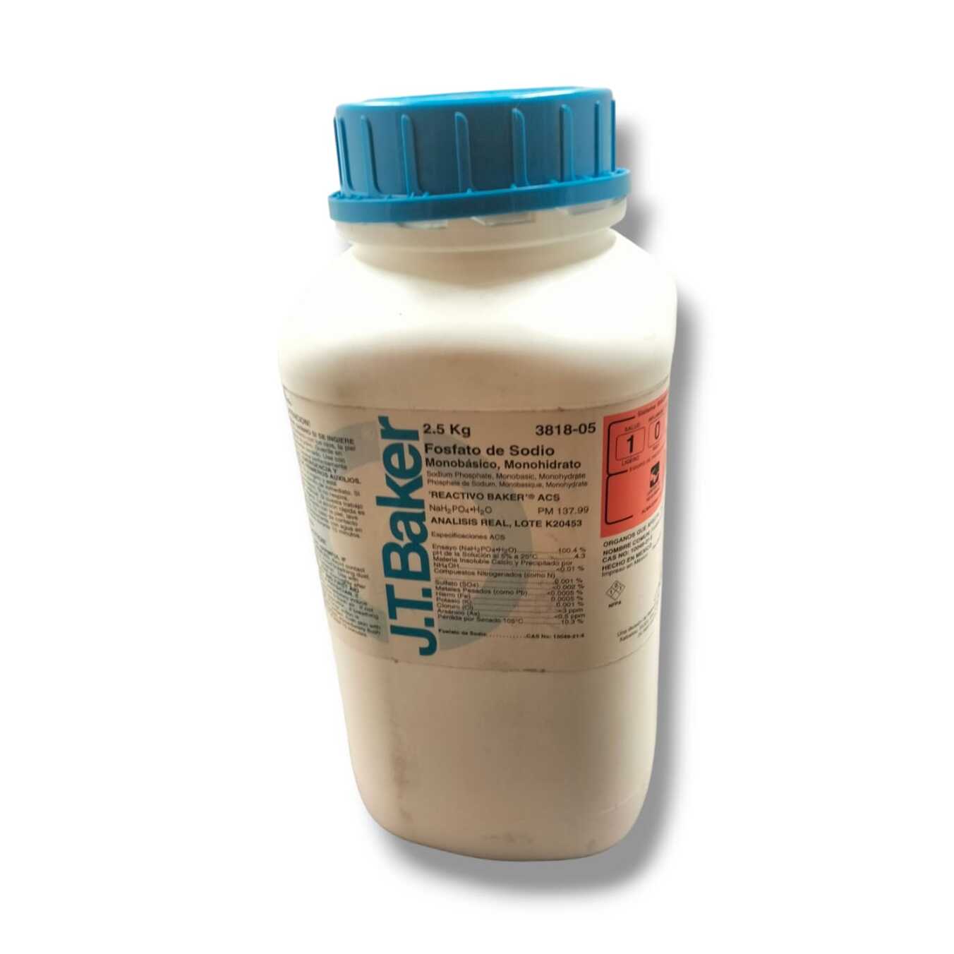 Fosfato de sodio Monobásico Monohidratado