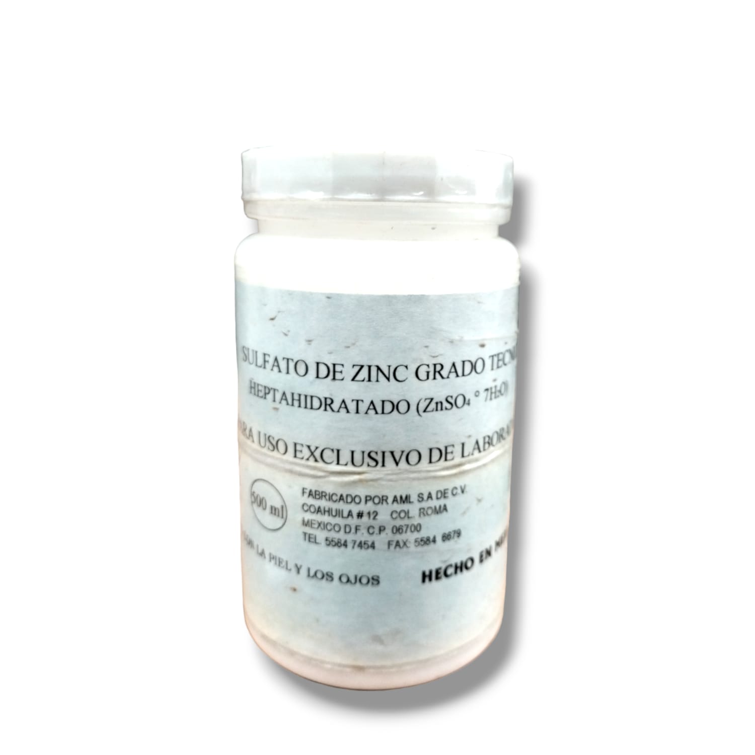 Sulfato de Zinc 7 Hidratado